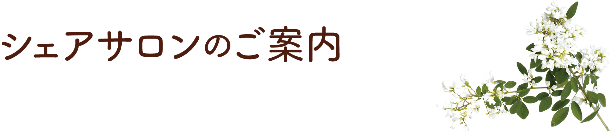 シェアサロン